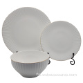 Customized Restaurant Hotel European Fine White Dinner Set